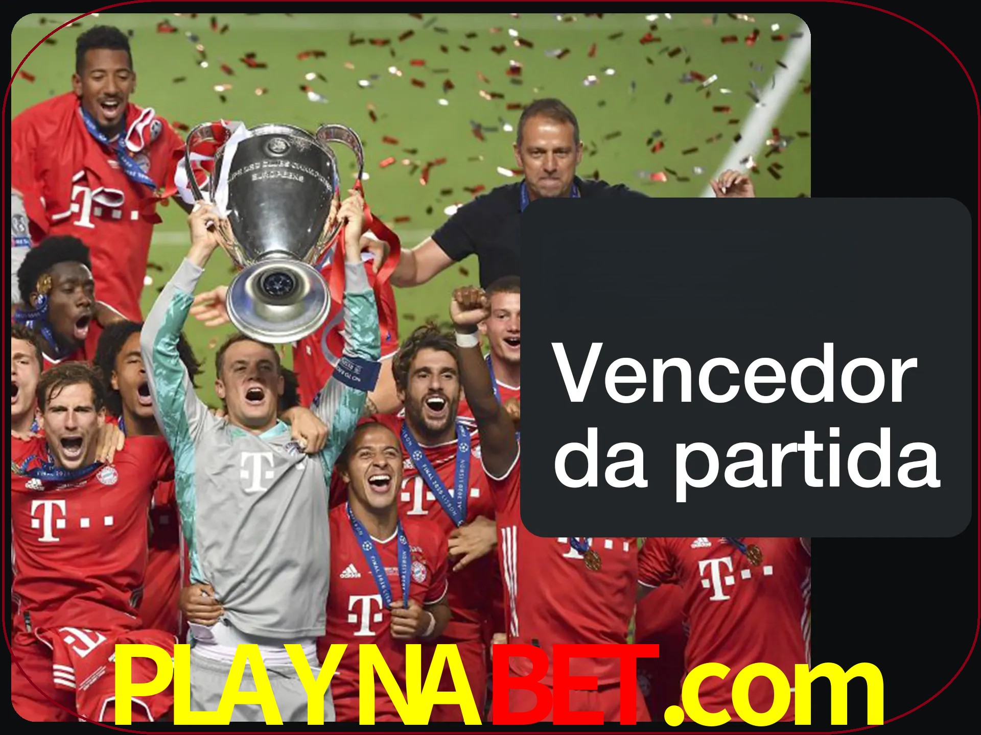 Aposte no vencedor e ganhe uma grande quantia de dinheiro.