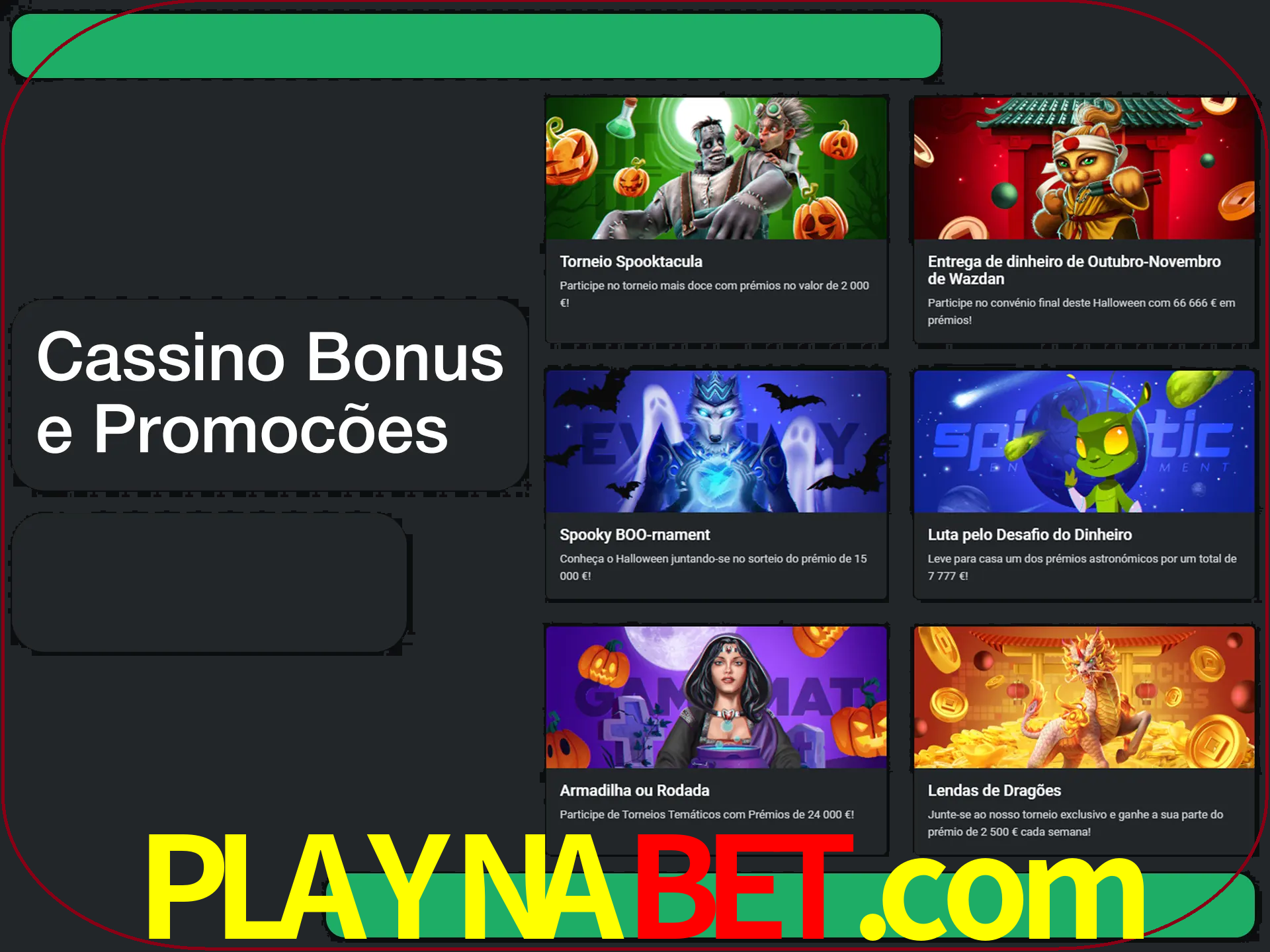 Verifique se há novos bônus de cassino para reivindicar.